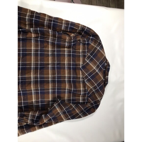 VTG Genuine Roebucks Pearl Button Down Western Long Sleeve Men’s Xl Tall - Picture 10 of 10